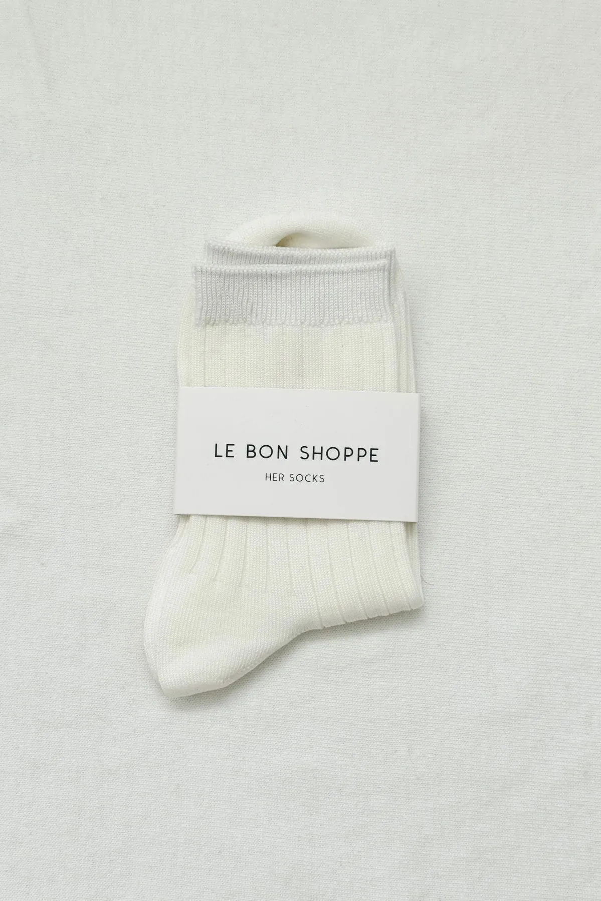 Le Bon Shoppe - Her Sock | Classic White