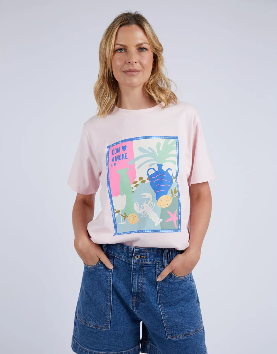 Long Lunch Tee - Pink