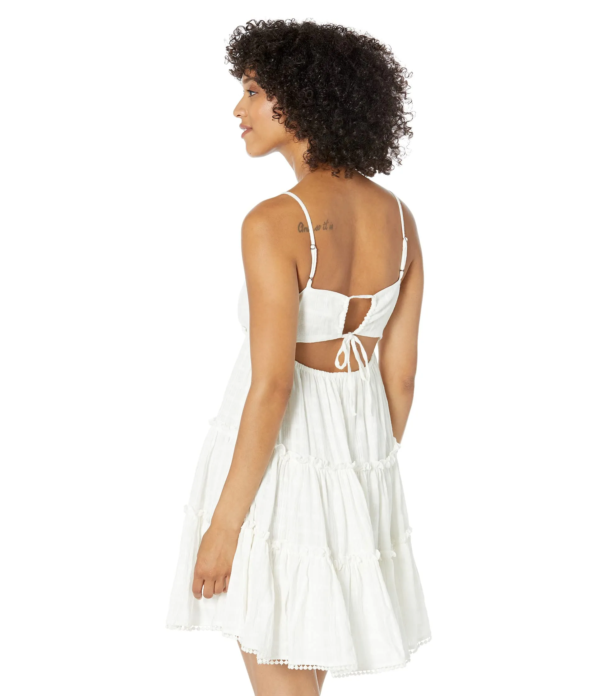 Lucky Brand Tiered Ruffle Dress