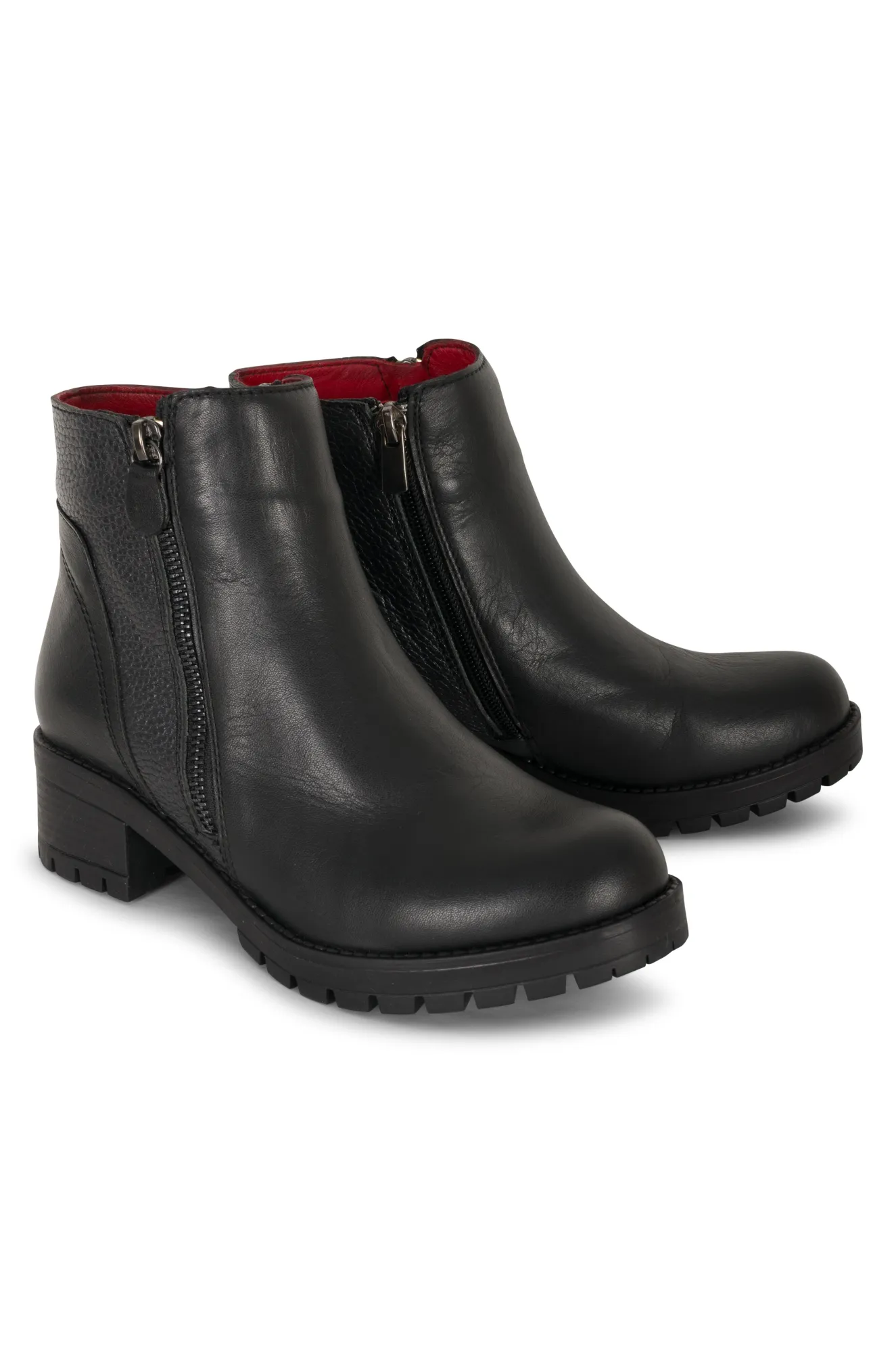 Made in Turkey Leather Ankle Boot | BLACK | PIPER ZZ