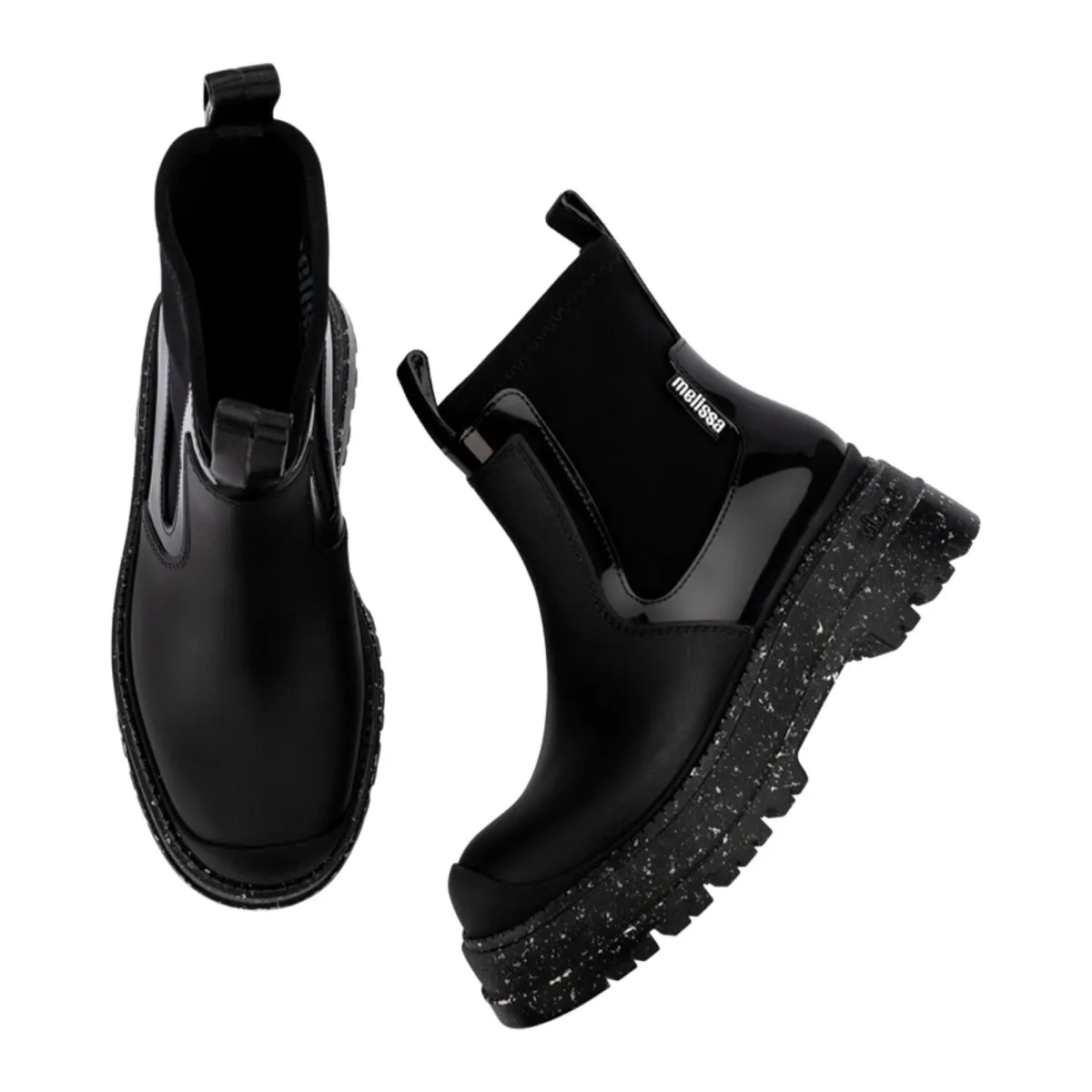 Melissa Drip Boot in Black