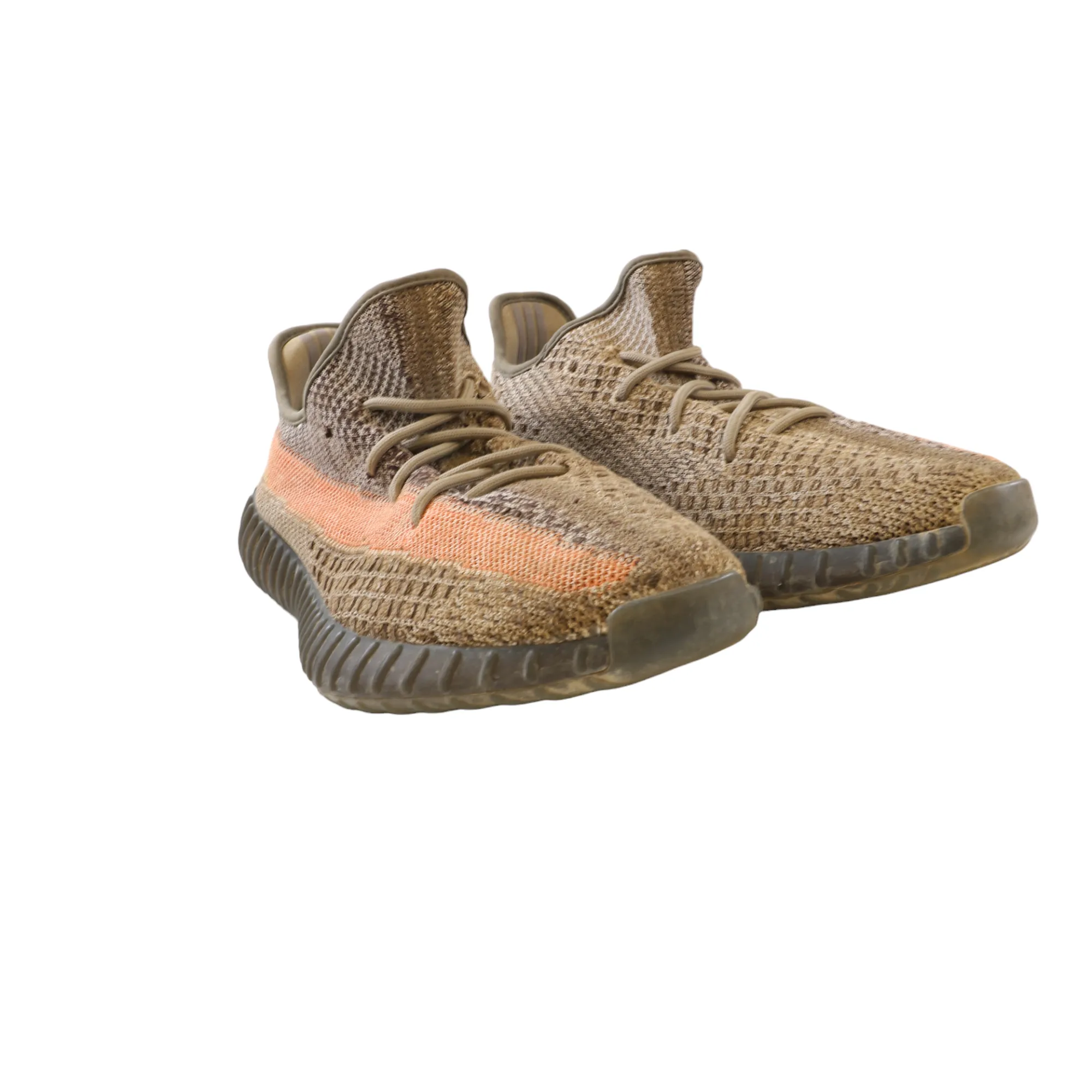 Men's 350 V2 Ash Stone Low Trainers Brown Size EU 43 / UK 9