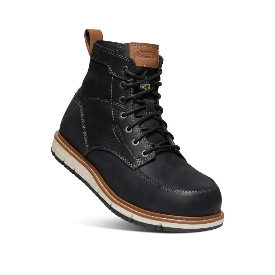 Men's CSA San Jose 6" (Aluminum Toe)  |  Black/Caramel Cafe