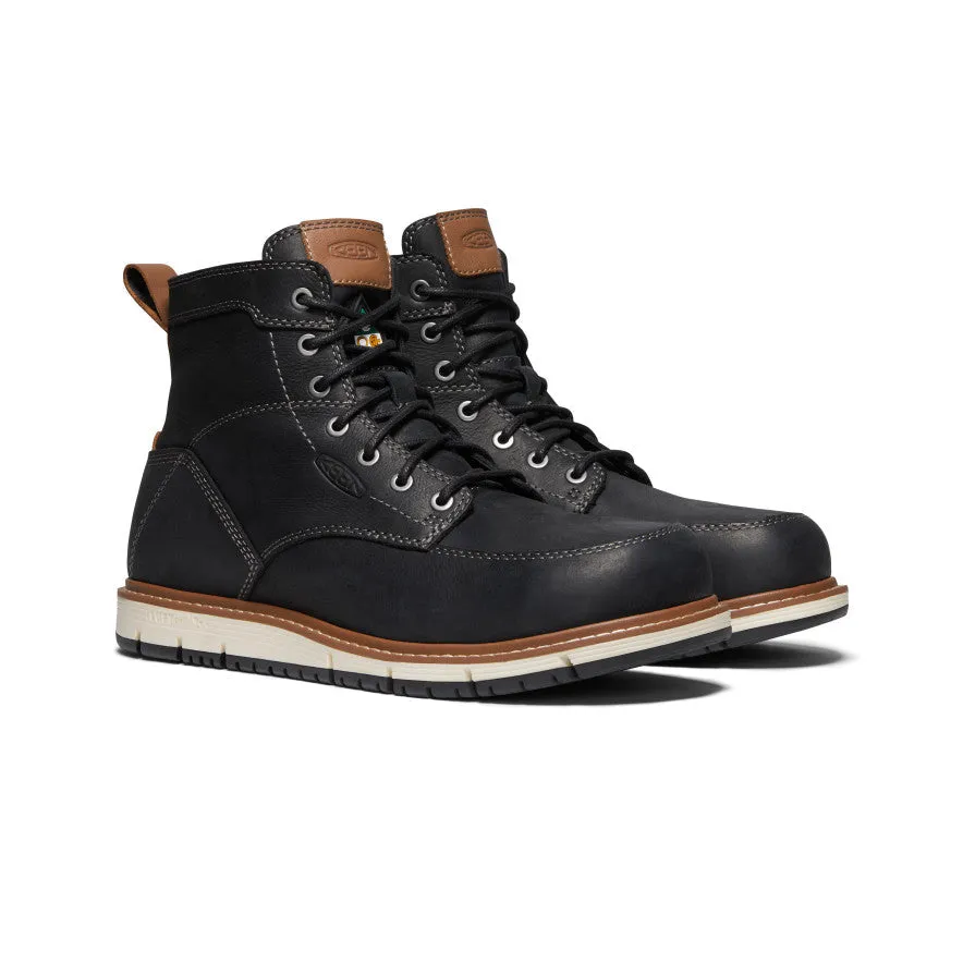 Men's CSA San Jose 6" (Aluminum Toe)  |  Black/Caramel Cafe