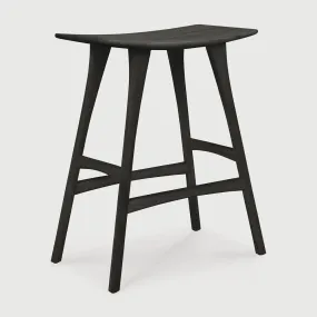 Oak Osso Black Counter Stool