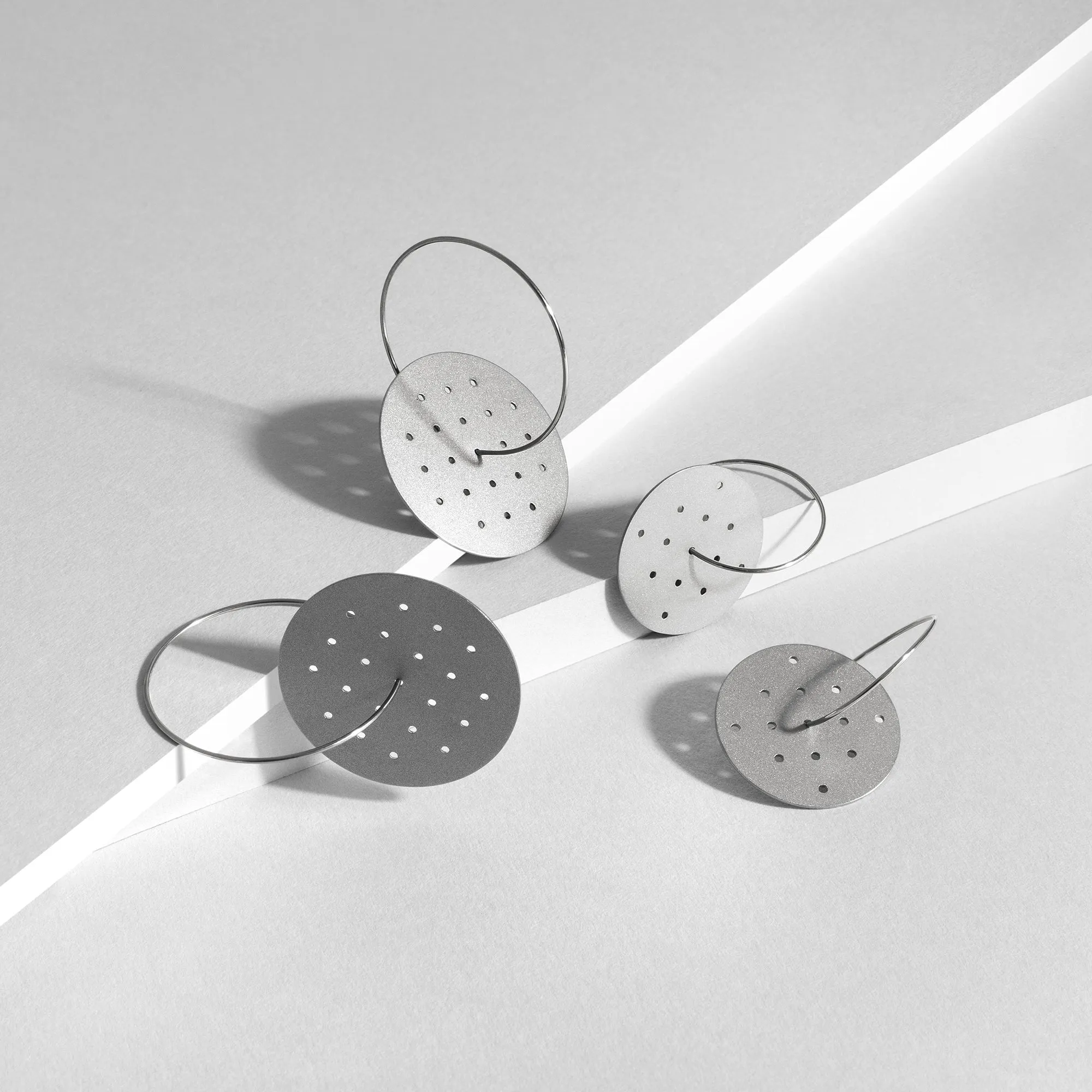 Perforated Small Earrings - Alison Jackson