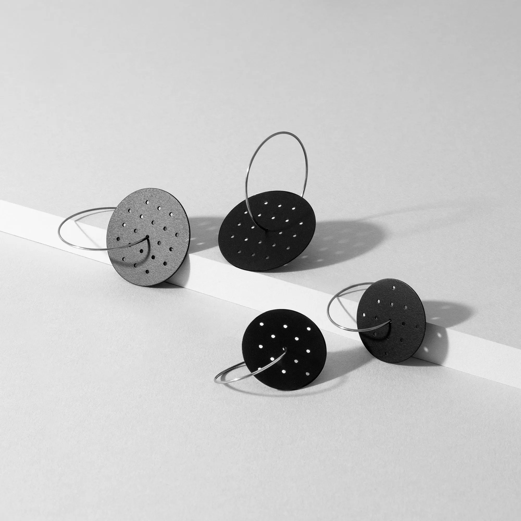 Perforated Small Earrings - Alison Jackson