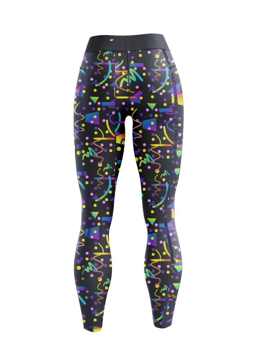 ''Retro party'' leggings