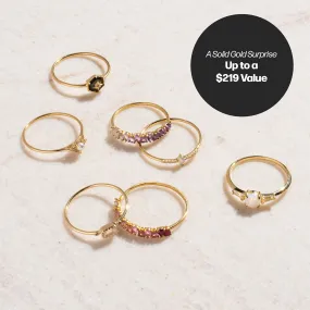 Solid Gold Surprise Ring