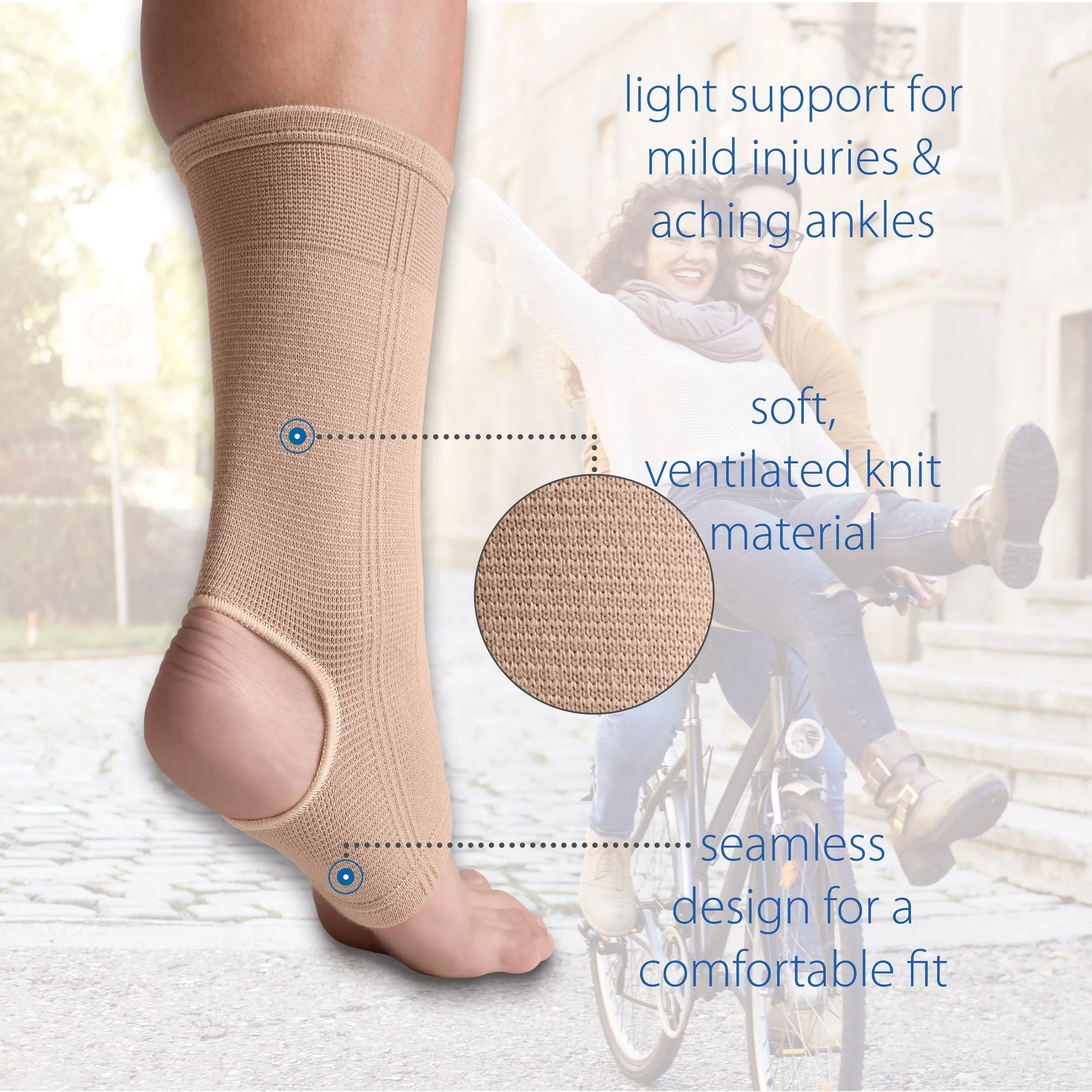 Swede-O Elastic Ankle Support Sleeve