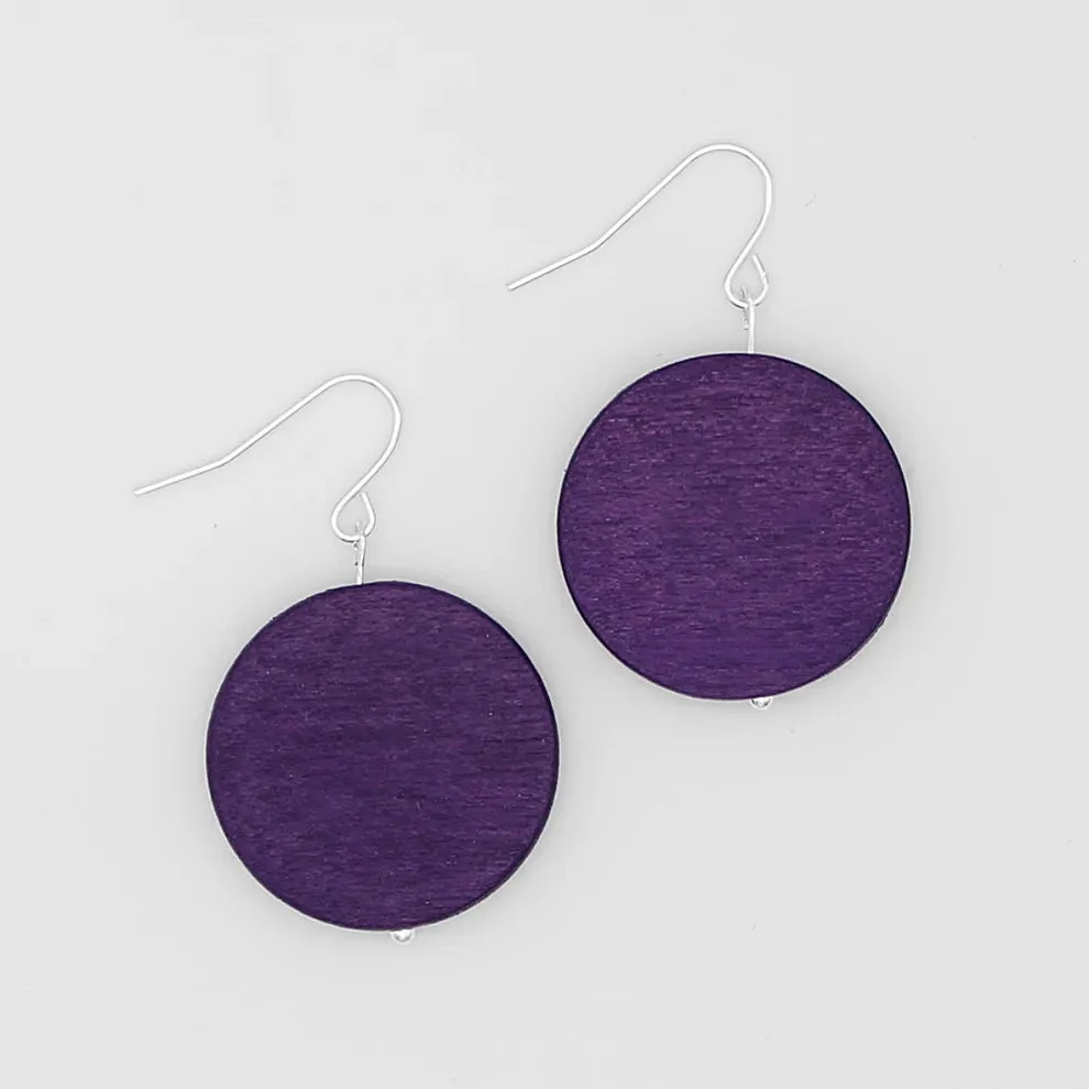 SYLCA ROSIE EARRINGS - PURPLE - SD22E01PUR