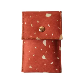 Terrazzo Tampon Case Brick Red