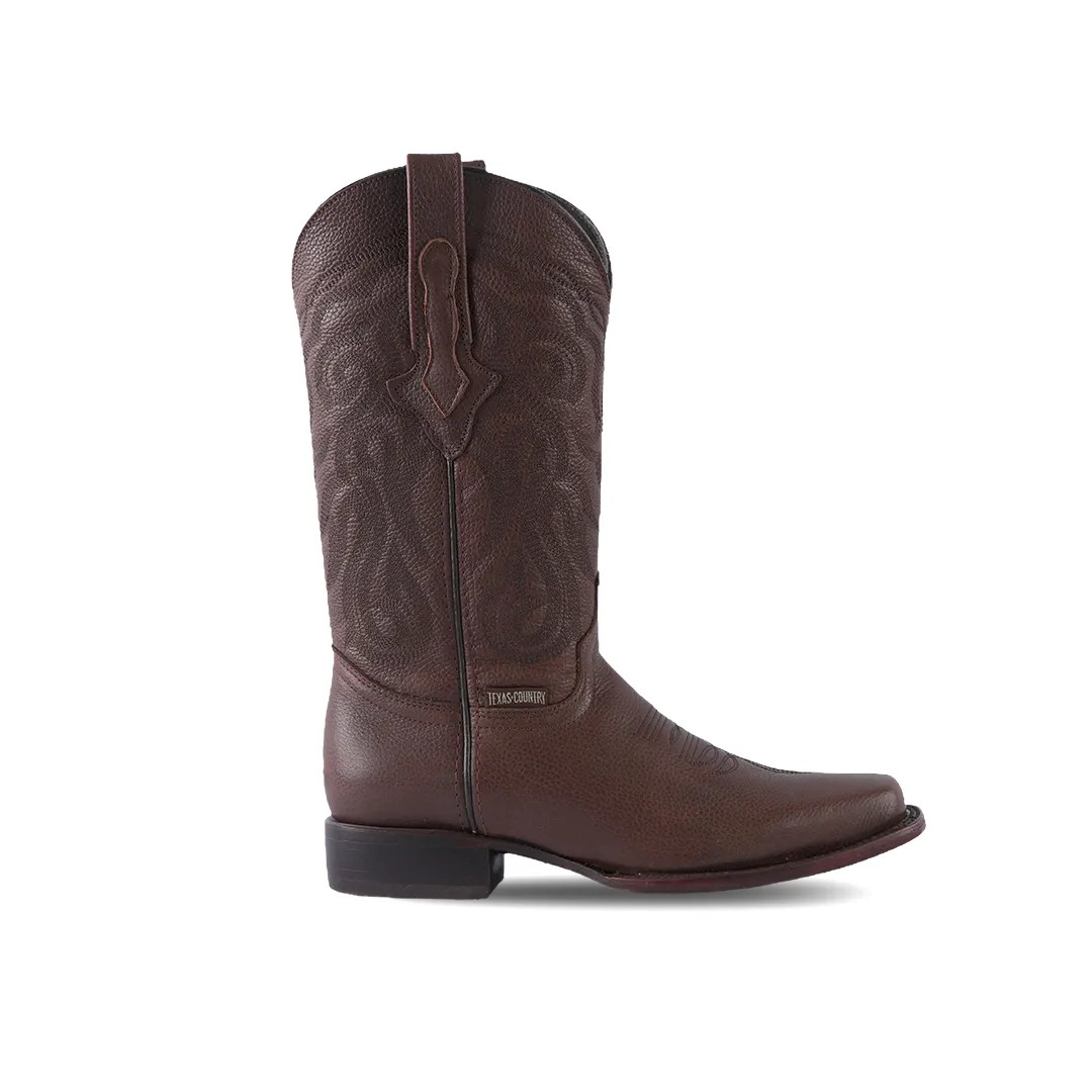 Texas Country Western Boot Grisly Cafe Rodeo Toe E50