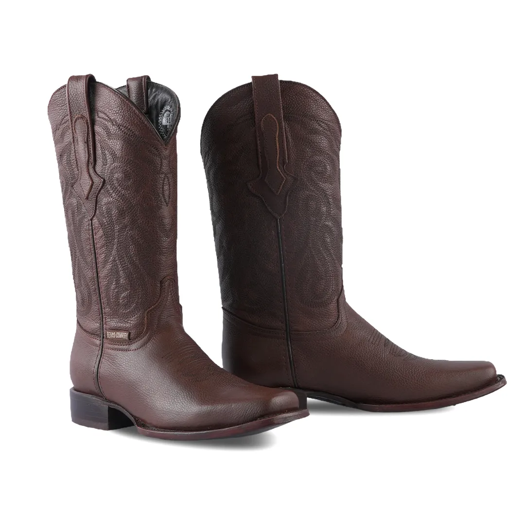 Texas Country Western Boot Grisly Cafe Rodeo Toe E50