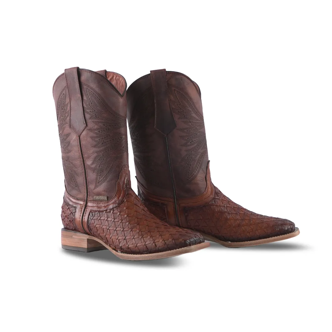 Texas Country Western Boot Mestizo Cognac E679