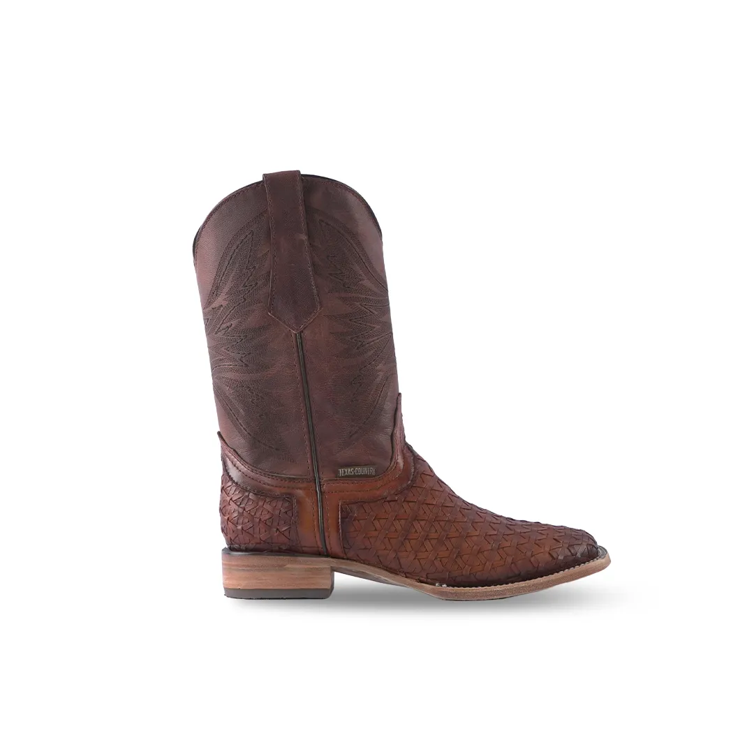 Texas Country Western Boot Mestizo Cognac E679