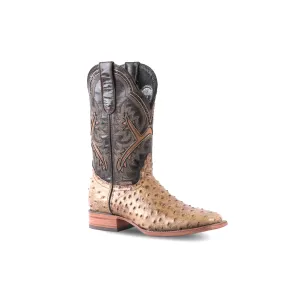 Texas Country Western Boot Ostrich Ranch Orix E424