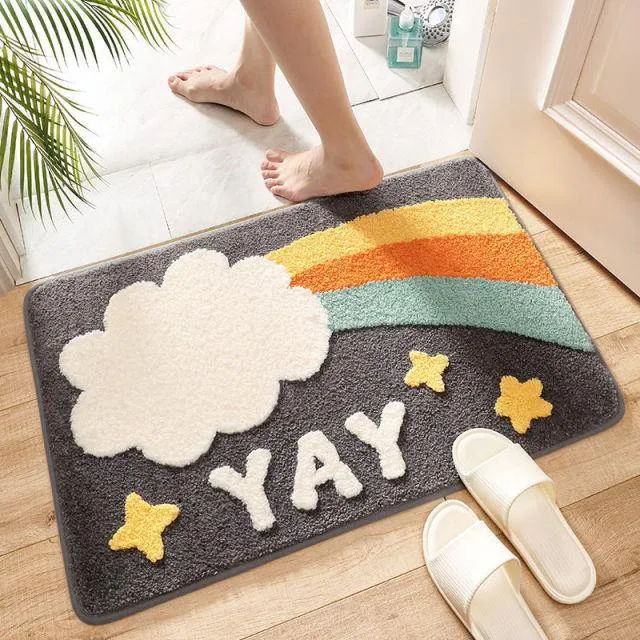 Various Styles Soft Absorbent Bath Mats