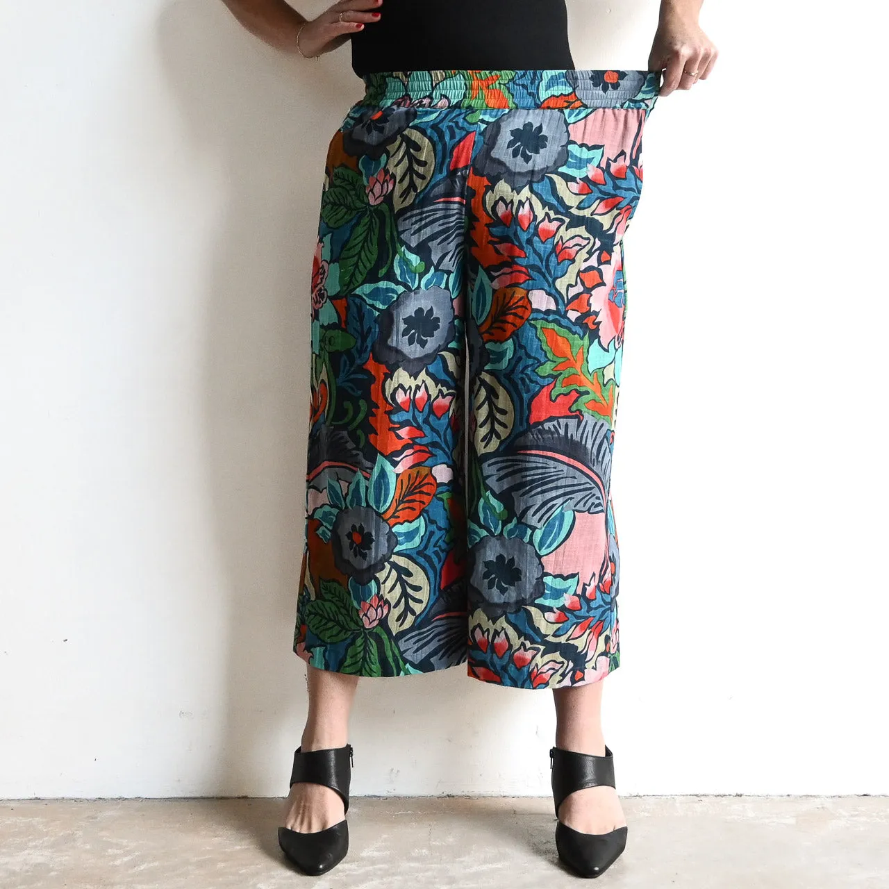 Wide Leg Summer Pant by Orientique Australia - Cape Verde - 4628