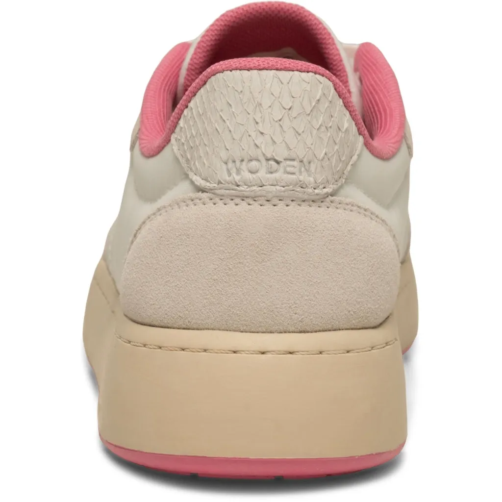 Woden May Trainers - Ivory/Aurora Pink