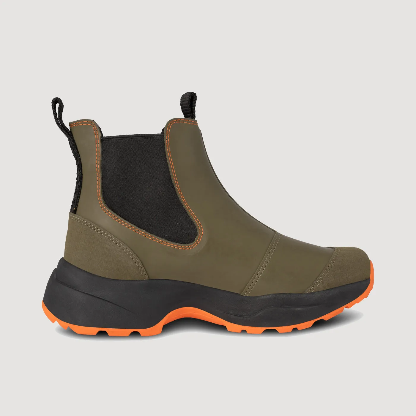 Woden Siri Dark Olive Waterproof Boot